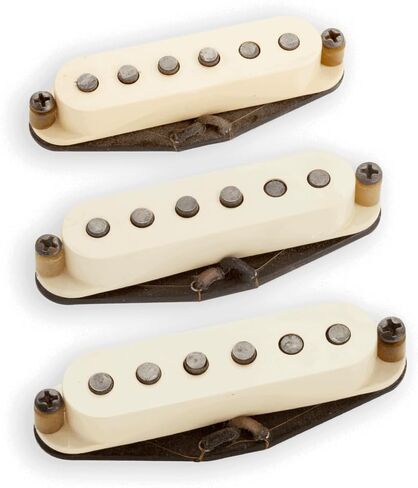 Seymour Duncan Retrospec'd Antiquity Texas Hot Strat Single Coil 3-piece Pickup Set - Non-aged White in Saudi Arabia