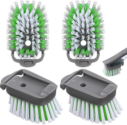 إعادة تعبئة فرشاة الأطباق، 4 عبوات من عبوات فرشاة الأطباق المتوافقة مع فرشاة الأطباق سكوتش برايت، فرشاة صابون الأطباق للأطباق والمقالي والحوض والأواني in Kuwait