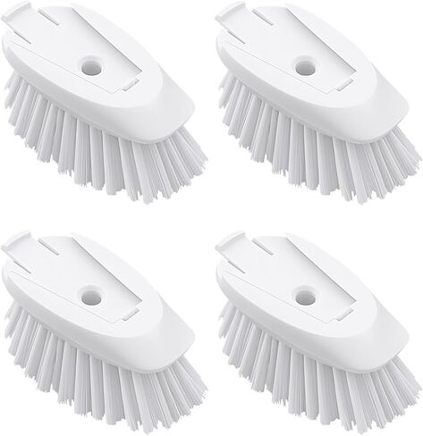 Dish Brush Refills 4 Pack, White Replacement Brush Heads Compatible with OXO Dish Brush & OXO Dish Scrubber in Saudi Arabia