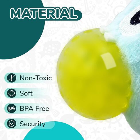 Squishy Toys Stress Balls, Plush Monster Fidget Toys for Kids Adults, Fidget Toys with Squishy Ball Inside Belly for Stress Relief, Calming, Focus, Autism and ADHD in Kuwait