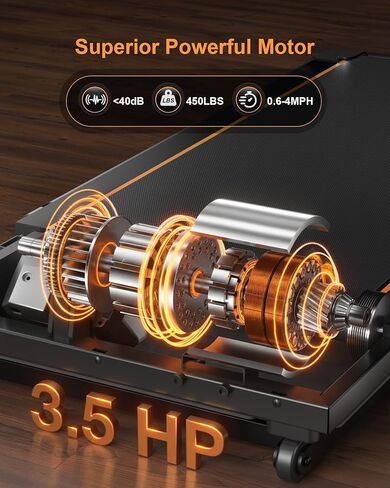 جهاز سير للمشي مع انحدار تلقائي بنسبة 15% و12 مستوى ومكبر صوت، جهاز مشي 3 في 1 تحت المكتب، وسادة للمشي بسعة 450 رطل، شاشة RGB UI، جهاز مشي مكتبي محمول هادئ بقوة 3.5 حصان للمنزل، التطبيق وجهاز التحكم عن بعد in Kuwait