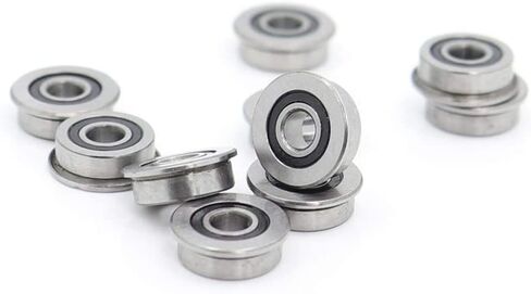 TMP1105 Flange Ball Bearings MF83-2RS Bearing 3x8x3mm ABEC-1 MF83RS Chrome Steel Miniature Flanged RF-830DD in Saudi Arabia