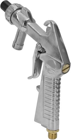 Industrial Pneumatic Sandblaster Gun Kit, Aluminum Iron Ceramic, Silver Black - Durable Multi Purpose Design, Rust Removal and Surface Refinishing Tool for Home and Workshop in Saudi Arabia