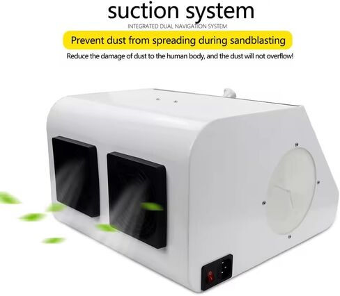 Dental Dust Collector Sandblasting Dust Box Lab Equipment Sandblaster Dentist Tools in Kuwait