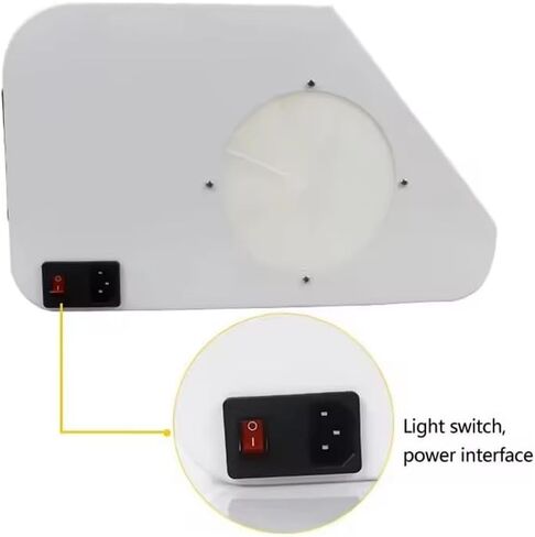 Dental Dust Collector Sandblasting Dust Box Lab Equipment Sandblaster Dentist Tools in Kuwait