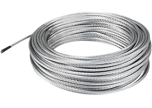 Galvanized Aircraft Cable Wire Rope 1/8" 7x19-500 ft Reel for DIY Cable Decking Railing System, Marine Grade in Kuwait