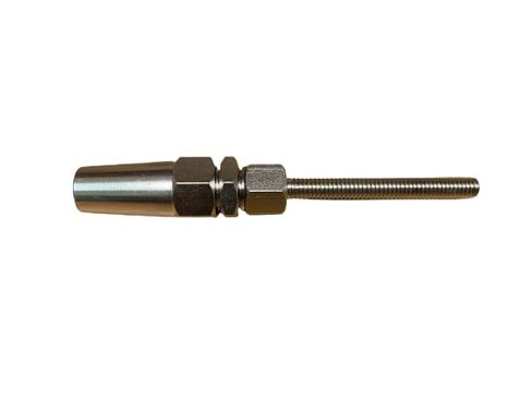 الولايات المتحدة الفولاذ المقاوم للصدأ 316 الخيوط الطرفية Swageless M6 الموضوع ل 5/32 "(4 مللي متر) سلك البحرية الصف in Saudi Arabia