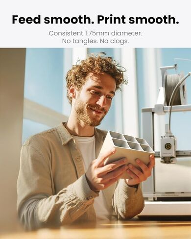 PLA Matte، خيوط إعادة التعبئة المجففة مسبقًا 1 كجم (2.2 رطل) للبكرات القابلة لإعادة الاستخدام، خيوط طباعة ثلاثية الأبعاد بدون بكرة 1.75 مم، متوافقة مع طابعات Bambu Lab ثلاثية الأبعاد - وردي ساكورا in Saudi Arabia