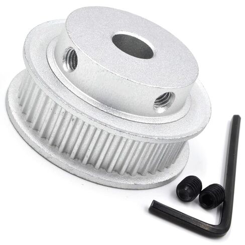 45 46 48 أسنان HTD 3M توقيت بكرة تتحمل 5/6/6.35/7/8/10/12/14/15/16/18/19/25 لعرض حزام HTD3M 6/10/15 مم 45T 46T 48T(14 مم-(شكل BF)، 46 أسنان، 10 مم) in Kuwait