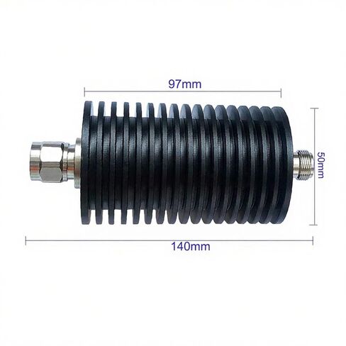 100W N-JK Type N Male Plug to Female Jack Attenuator DC-3Ghz/4Ghz 1/2/3/5/6/10/15/20/30/40/50/60db RF Coaxial Connector(10db,4GHz) in Saudi Arabia