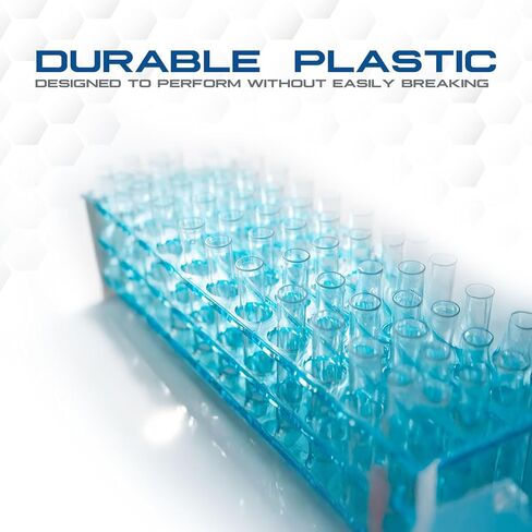 LabChoice Plastic Test Tubes - 1000 Count, 12x75mm Polysterene Test Tube for Centrifugation & Testing - Clear PS Material - Lab Equipment and Supplies in Saudi Arabia