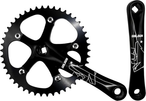 حلقات سلسلة 46t من Golden Cycles للدراجات ذات السرعة الواحدة والدراجات الثابتة. أيضًا، لدراجات الطريق The Road 2 Gear 52/42 in Kuwait