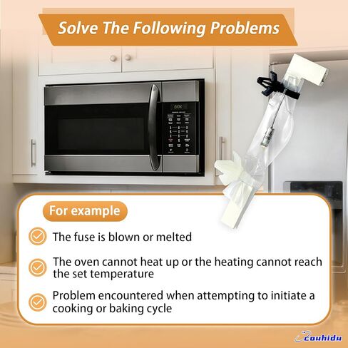 ترقية الصمامات الحرارية W10545255 لموقد فرن دوامة جدار الميكروويف، استبدال WPW10545255 WPW10545255VP W10436434 AP6022801 PS11756138 PS7783660 in Kuwait