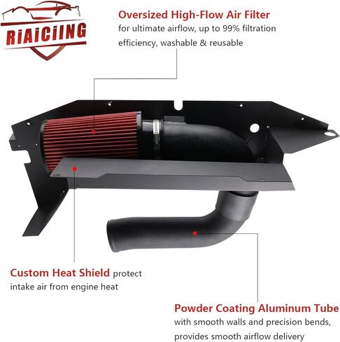 Cold Air Intake Kit with Heat Shield Compatible with 2012-2016 BMW F30 220i 228i 320i 328i 420i 428i N20 N26 2.0T in Kuwait