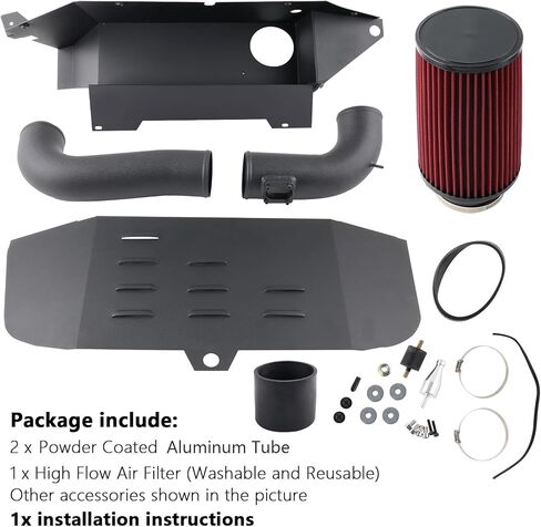 Cold Air Intake Kit with Heat Shield Compatible with 2012-2016 BMW F30 220i 228i 320i 328i 420i 428i N20 N26 2.0T in Kuwait