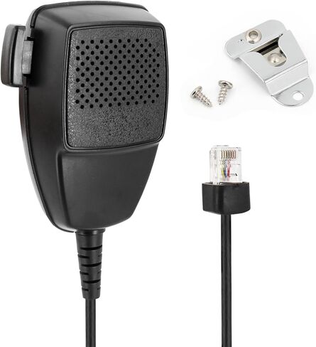 HMN3596A PMMN4090 8-Pin RJ45 Connector Handheld Speaker Mic Compatible with Motorola CM200 CM300 CDM1550 CDM750 CDM1250 PM400 GM300 GM338 GM950 M1225 XPR2500 Radio with Mic Hanger in Saudi Arabia