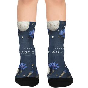 جوارب Kintsugi لبيض عيد الفصح للمشي لمسافات طويلة - جوارب شتوية حرارية سميكة دافئة للأولاد والبنات للمدرسة، والارتداء اليومي والأنشطة الخارجية in Kuwait