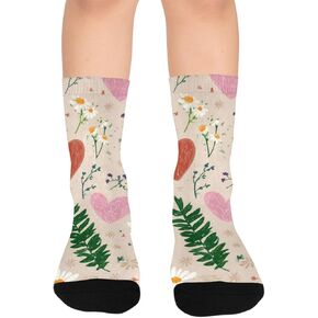 جوارب هارتس ريد بلوم للمشي لمسافات طويلة - جوارب شتوية حرارية سميكة دافئة للأطفال الصغار للأولاد والبنات للمدرسة، والارتداء اليومي والأنشطة الخارجية in Kuwait