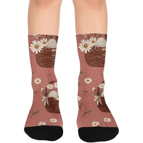 جوارب Daisy Egg Basket للمشي لمسافات طويلة - جوارب شتوية حرارية سميكة دافئة للأولاد والبنات للمدرسة، والارتداء اليومي والأنشطة الخارجية in Kuwait