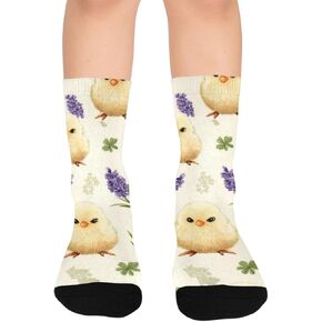 جوارب Lucky Clover Chick للمشي لمسافات طويلة - جوارب شتوية حرارية سميكة دافئة للأولاد والبنات للمدرسة، والارتداء اليومي والأنشطة الخارجية in Kuwait