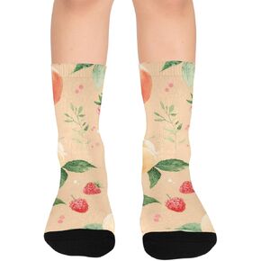 جوارب المشي لمسافات طويلة بألوان مائية - جوارب شتوية دافئة وسميكة للأولاد والبنات الصغار للمدرسة، والارتداء اليومي والأنشطة الخارجية in Kuwait