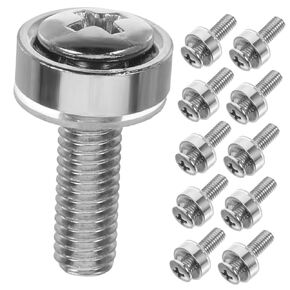 50Pcs Crown Server Rack Screws Nickel Plated for Secure Mounting Cabinets Optimized for Network Switches and High Density Environments in Saudi Arabia
