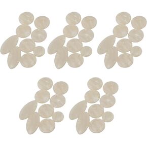 Yibuy 45 قطعة من أزرار المفاتيح البلاستيكية الساكسفون الساكسفون لآلات النفخ الخشبية in Kuwait