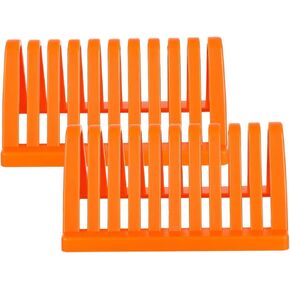2pcs Glass Slide Drain Rack for Lab Use, Glass Plate Drying Stand with Drain Shelf, Suitable for Wb Protein Electrophoresis Gel Preparation in Kuwait