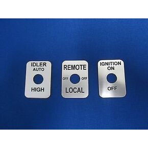 مجموعة لينكولن لحام Sa-200 Sa 250 Toggle Switch Legend Plate SilverF in Kuwait