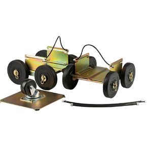 Drivable Steerable Snowmobile Dollies – Standard, Fits Skis Up to 7" Wide, All-Terrain Wheels, Heavy-Duty, for Grass, Gravel, Pavement, and Dirt in Kuwait