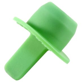 Caplugs ECP-M10 ECP Series, Ergonomic Center Pull-Tab Plug, Green FlexTemp (Thermoplastic Rubber), Cap OD 0.59" x Plug ID 0.38", Pack of 1000 (QECPM10Q1) in Saudi Arabia