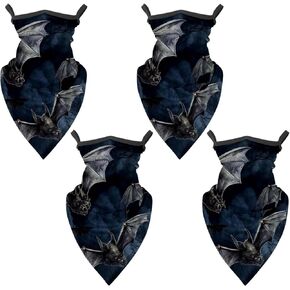 4 Pack Bat Fishing Neck Gaiter - UV Face Mask Sun Protection for Men & Women in Kuwait