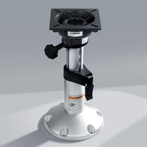 Boat Seat Pedestal Mount Base, 13-18 Inch Adjustable & Locking, Marine Grade Aluminum for Fishing Bass Pontoon Boats in Kuwait