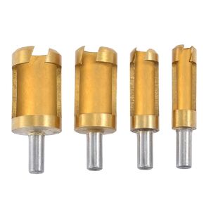 8 Pcs Wood Plug Cutter Set, Carbon Steel Cylinder Type & Claw Type Wood Plug Hole Cutter Cutting Tool Drill Bit Set, Size - 6mm/10mm/13mm/16mm in Kuwait