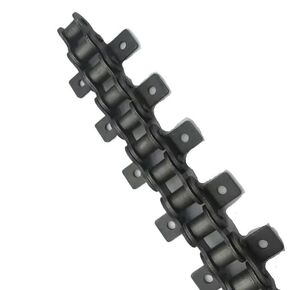 12A-1 ثقوب واحدة منحنية لوحة ناقلة سلسلة محرك الأسطوانة الصناعية مع الأذن مزدوجة الجانبين بطول 1.5 متر in Kuwait