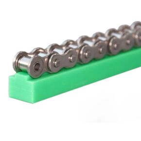 1 متر 08B-1 فائقة الوزن الجزيئي UPE البلاستيك محرك سلسلة دليل مقاومة المسار الأخدود الأسطوانة بار in Kuwait