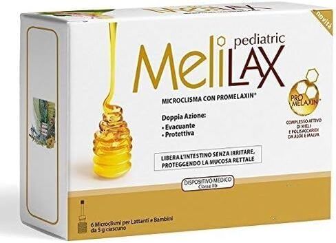 MELILAX Pediatric Microclismi with promelaxin for Infants and Kids, 6 x 5 g in Saudi Arabia