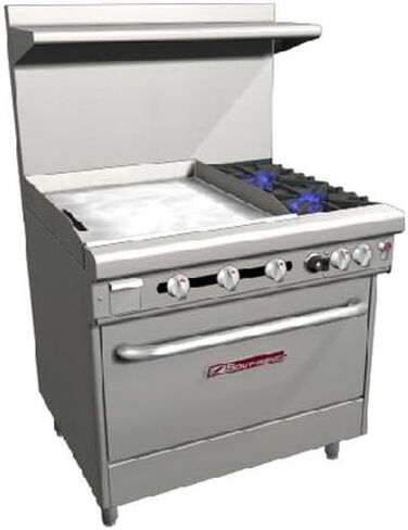 مجموعة Southbend 4361D-2GL، بعرض 36 بوصة، 2 شعلة مع شبكات قياسية (45000 وحدة حرارية بريطانية) in Saudi Arabia