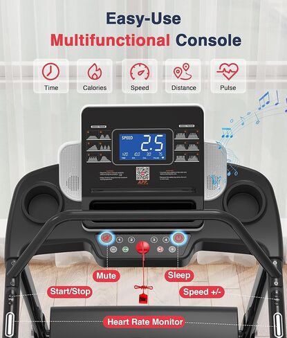 جهاز مشي ريدليرو لكبار السن قابل للطي - جهاز مشي كبير بسعة 400 رطل مع درابزين أمامي وطويل، جهاز تمارين اللياقة البدنية لاستعادة المنزل بنسبة 0%-2% لكبار السن، حزام طويل 47.6 بوصة in Kuwait