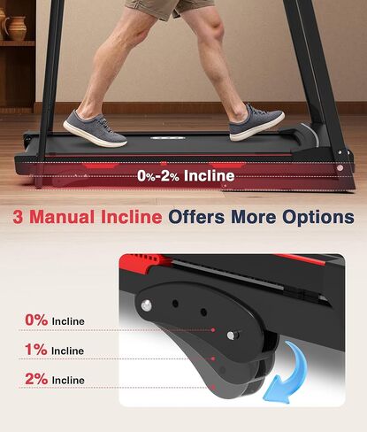 جهاز مشي ريدليرو لكبار السن قابل للطي - جهاز مشي كبير بسعة 400 رطل مع درابزين أمامي وطويل، جهاز تمارين اللياقة البدنية لاستعادة المنزل بنسبة 0%-2% لكبار السن، حزام طويل 47.6 بوصة in Kuwait