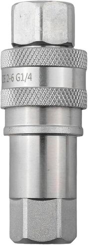 1Set Hydraulic Quick Connect Coupler For G1/4 Female Pipe Connect Hydraulic Tools Fittings Carbon Steel Connect in Saudi Arabia