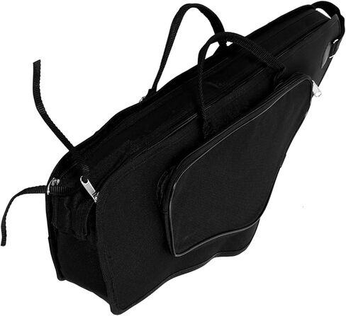 Alto Saxophone Case Bag with Double Shoulder Straps and Thick Handle Shock-resistant Saxophone Storage Container Backpack for Outdoor Performance in Saudi Arabia