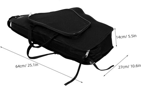 Alto Saxophone Case Bag with Double Shoulder Straps and Thick Handle Shock-resistant Saxophone Storage Container Backpack for Outdoor Performance in Saudi Arabia
