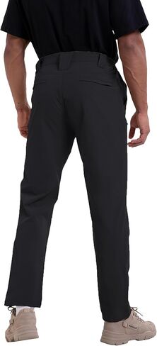 Arunlluta Travel Pants Men Quick Dry Hiking Pants for Men Stretch Work Pants Lightweight Mens Golf Pants Water Resistant Black in Kuwait