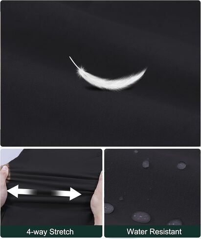 Arunlluta Travel Pants Men Quick Dry Hiking Pants for Men Stretch Work Pants Lightweight Mens Golf Pants Water Resistant Black in Kuwait