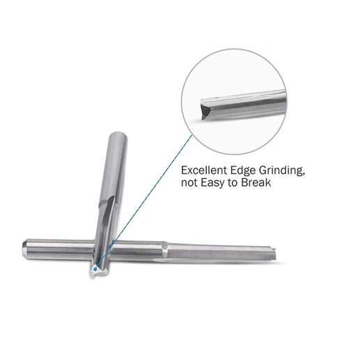 10pcs/lot 3.175mm Shank 2 Flute Straight Slot Milling Cutter Tungsten Carbide End Mill CNC Router Bit Engraving Bit Tools(3.175x2.0x12) in Saudi Arabia