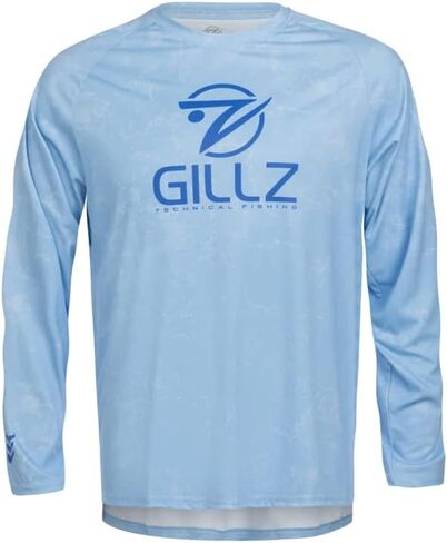 Gillz Contender Series GWS UV Long Sleeve T-Shirt - Glacier Gray in Saudi Arabia