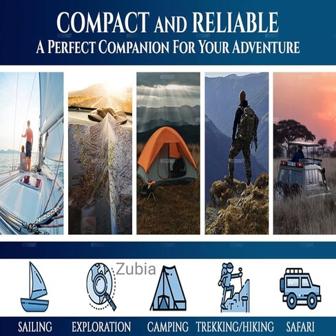 بوصلة نحاسية عتيقة مع حقيبة جلدية - بوصلة جيب للعمل بلمسة نهائية عتيقة - بوصلة بحرية مصنوعة يدويًا للتخييم والمشي لمسافات طويلة والكشافة والمغامرة والهدايا للرجال in Kuwait