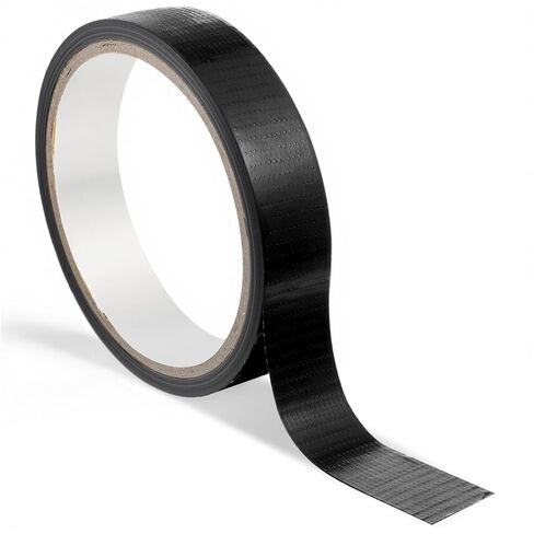 Mini Duct Tape, Masking Tape Black, Travel Duct Tapes, 0.8inch × 11yard, Waterproof Black Multi-Purpose-Tape, Mini Roll, Tear by Hand for Indoor Outdoor Repairs in Saudi Arabia