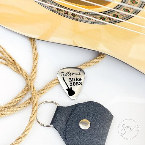 Personalized Retired Gift Retirement Gift Idea Retiree Retirement Pick Gift Guitar Pick Men's Retirement Gift Retirement Party Gift Idea RETIRED-PICK in Saudi Arabia